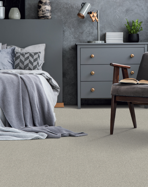 kids playing on newly installed Carpet One vinyl flooring in playroom